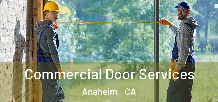 Commercial Door Services Anaheim - CA