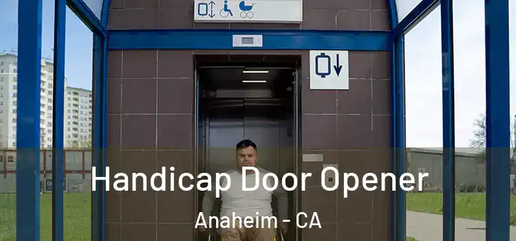  Handicap Door Opener Anaheim - CA